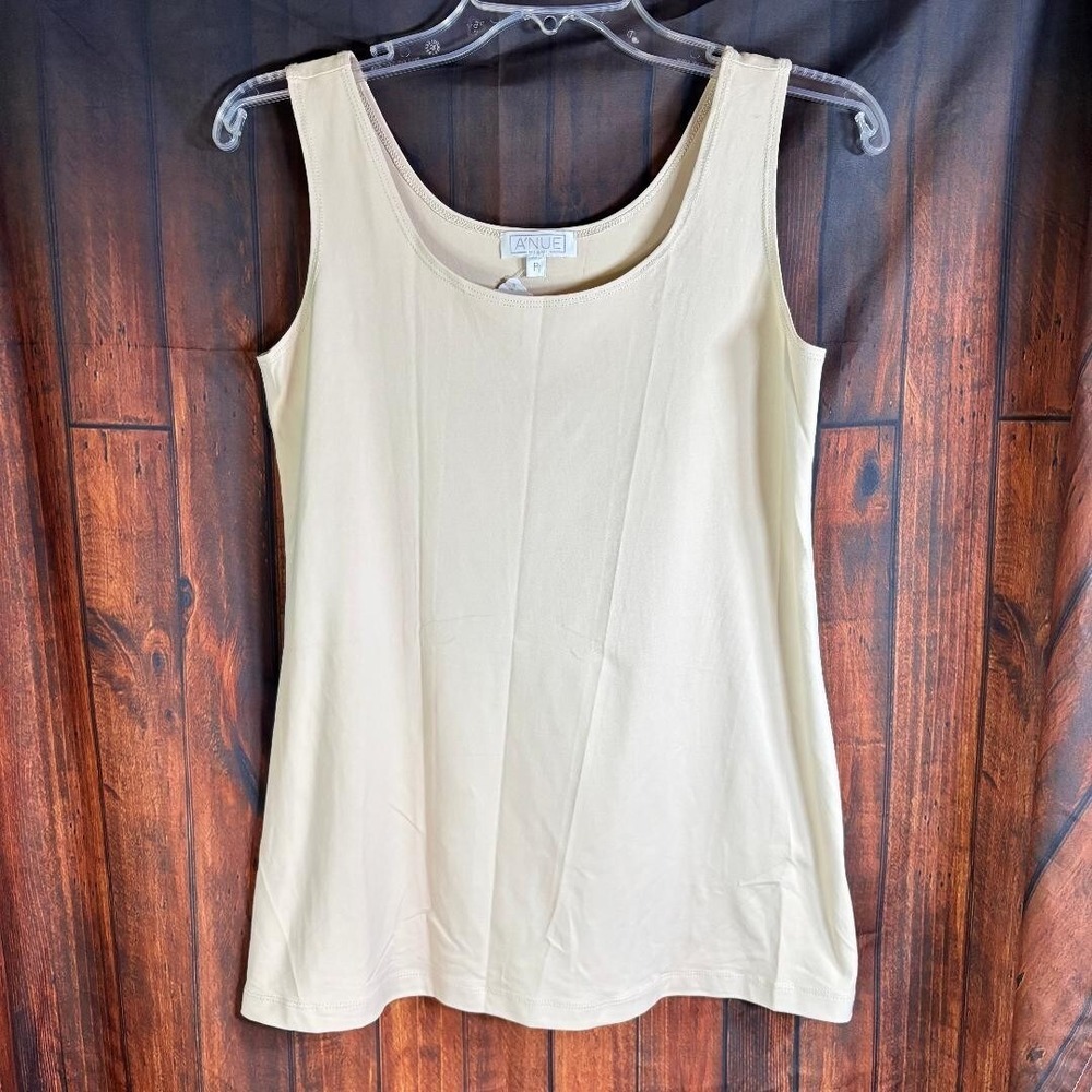A'nue Miami A Line Tank White Women's Size Small‎ Petite NWT Made in USA
